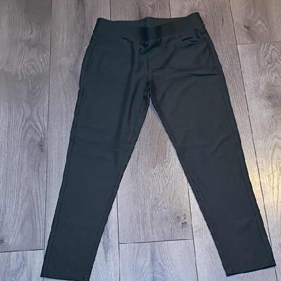 Ginasy Pants - Women's‎ Olive Green Dress Leggings Size S